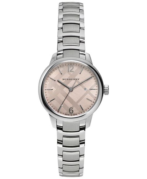 Burberry Women's Stainless Steel Bracelet Watch 32mm 